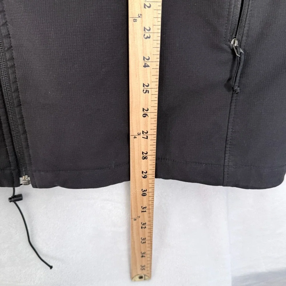 The North Face Jacket Mens XL Black Apex Softshell Quilted Line Windbreaker